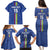 Custom Central African Republic Football Family Matching Puletasi and Hawaiian Shirt Go Les Fauves Go