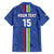Custom Central African Republic Football Family Matching Short Sleeve Bodycon Dress and Hawaiian Shirt Go Les Fauves Go