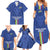 Custom Central African Republic Football Family Matching Summer Maxi Dress and Hawaiian Shirt Go Les Fauves Go