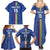 Custom Central African Republic Football Family Matching Summer Maxi Dress and Hawaiian Shirt Go Les Fauves Go