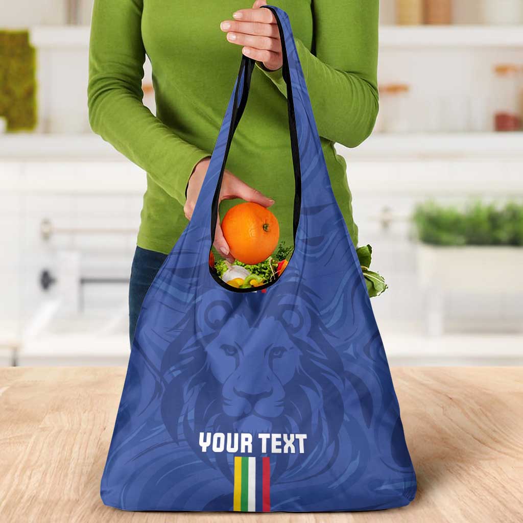 Custom Central African Republic Football Grocery Bag Go Les Fauves Go