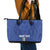Custom Central African Republic Football Leather Tote Bag Go Les Fauves Go