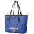 Custom Central African Republic Football Leather Tote Bag Go Les Fauves Go
