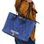 Custom Central African Republic Football Leather Tote Bag Go Les Fauves Go
