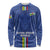 Custom Central African Republic Football Long Sleeve Shirt Go Les Fauves Go