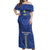 Custom Central African Republic Football Off Shoulder Maxi Dress Go Les Fauves Go