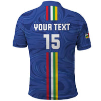 Custom Central African Republic Football Polo Shirt Go Les Fauves Go