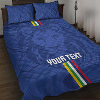Custom Central African Republic Football Quilt Bed Set Go Les Fauves Go