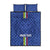 Custom Central African Republic Football Quilt Bed Set Go Les Fauves Go