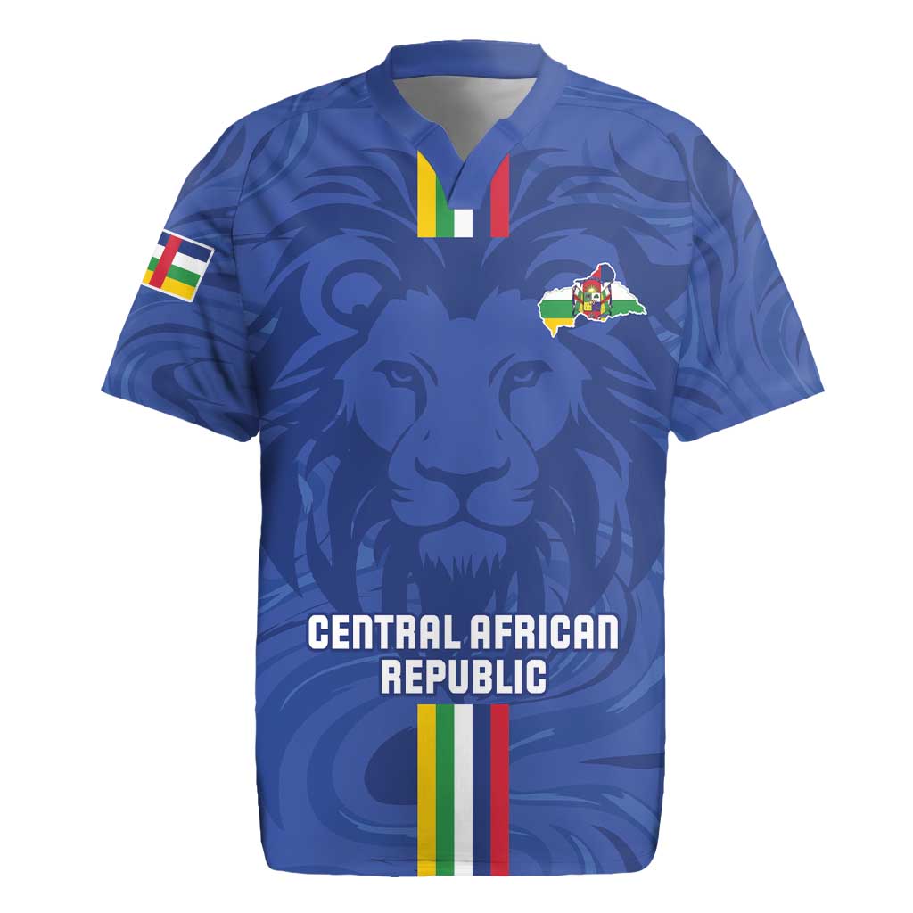 Custom Central African Republic Football Rugby Jersey Go Les Fauves Go