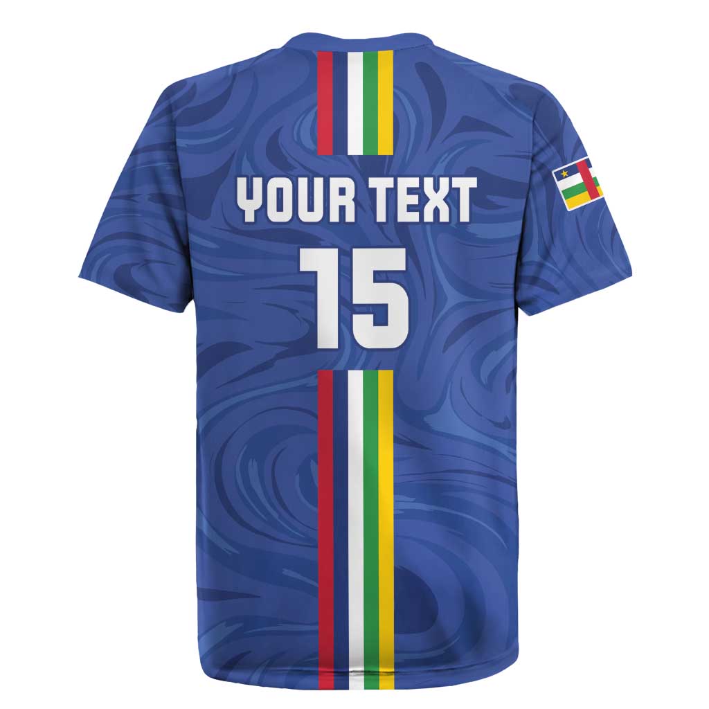 Custom Central African Republic Football Rugby Jersey Go Les Fauves Go