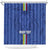 Custom Central African Republic Football Shower Curtain Go Les Fauves Go