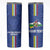 Custom Central African Republic Football Skinny Tumbler Go Les Fauves Go