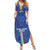Custom Central African Republic Football Summer Maxi Dress Go Les Fauves Go