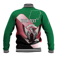 Personalized Sudan Baseball Jacket Sudanese Secretary Bird Flag Style