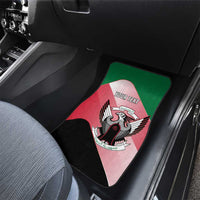 Personalized Sudan Car Mats Sudanese Secretary Bird Flag Style