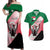 Personalized Sudan Couples Matching Off Shoulder Maxi Dress and Hawaiian Shirt Sudanese Secretary Bird Flag Style