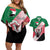 Personalized Sudan Couples Matching Off Shoulder Short Dress and Hawaiian Shirt Sudanese Secretary Bird Flag Style