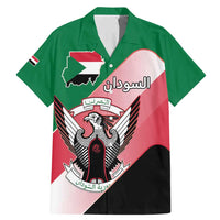 Personalized Sudan Family Matching Mermaid Dress and Hawaiian Shirt Sudanese Secretary Bird Flag Style
