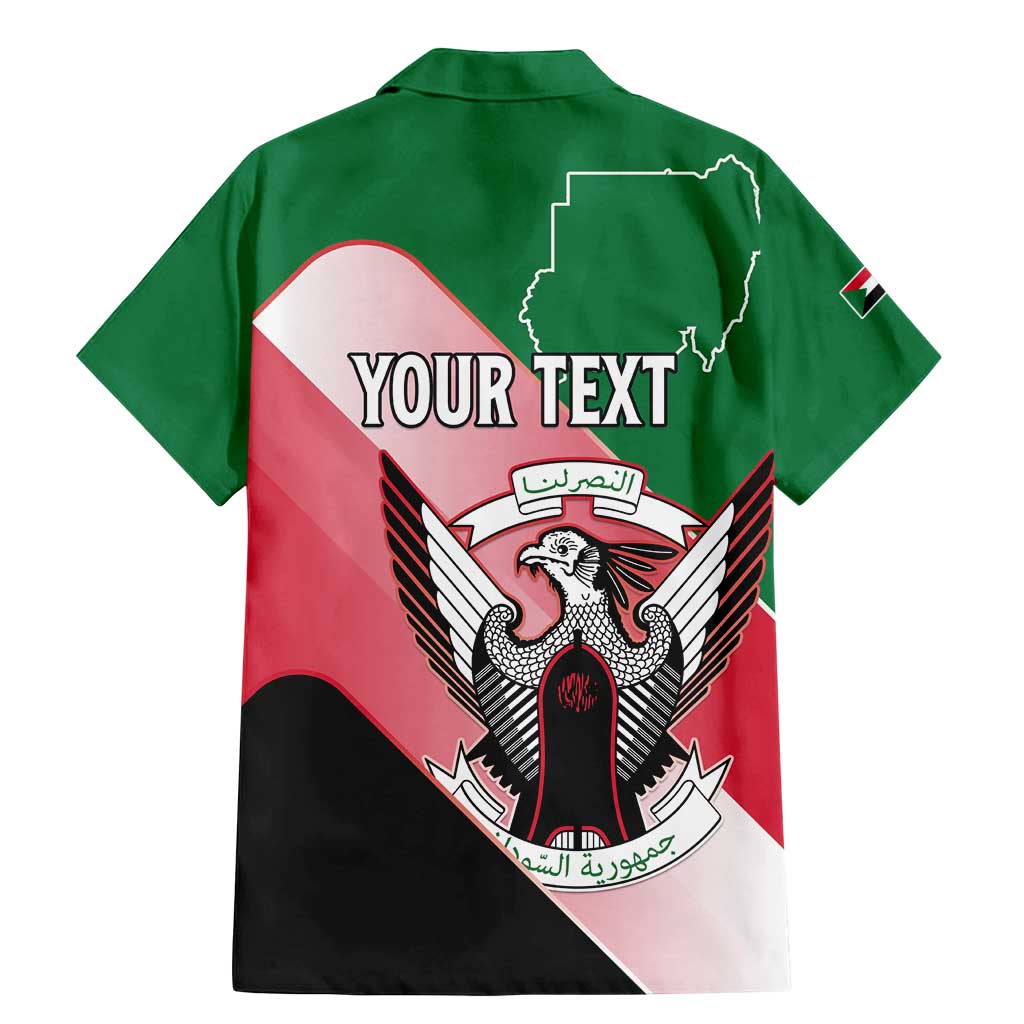 Personalized Sudan Family Matching Mermaid Dress and Hawaiian Shirt Sudanese Secretary Bird Flag Style