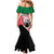Personalized Sudan Family Matching Mermaid Dress and Hawaiian Shirt Sudanese Secretary Bird Flag Style