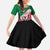 Personalized Sudan Family Matching Off Shoulder Maxi Dress and Hawaiian Shirt Sudanese Secretary Bird Flag Style