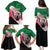 Personalized Sudan Family Matching Puletasi and Hawaiian Shirt Sudanese Secretary Bird Flag Style