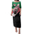 Personalized Sudan Family Matching Puletasi and Hawaiian Shirt Sudanese Secretary Bird Flag Style