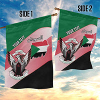 Personalized Sudan Garden Flag Sudanese Secretary Bird Flag Style