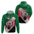 Personalized Sudan Hoodie Sudanese Secretary Bird Flag Style