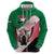 Personalized Sudan Hoodie Sudanese Secretary Bird Flag Style