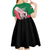 Personalized Sudan Kid Short Sleeve Dress Sudanese Secretary Bird Flag Style