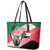 Personalized Sudan Leather Tote Bag Sudanese Secretary Bird Flag Style