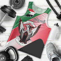 Personalized Sudan Men Tank Top Sudanese Secretary Bird Flag Style