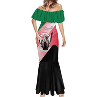 Personalized Sudan Mermaid Dress Sudanese Secretary Bird Flag Style