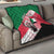 Personalized Sudan Quilt Sudanese Secretary Bird Flag Style