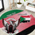 Personalized Sudan Round Carpet Sudanese Secretary Bird Flag Style