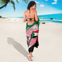Personalized Sudan Sarong Sudanese Secretary Bird Flag Style