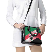 Personalized Sudan Shoulder Handbag Sudanese Secretary Bird Flag Style