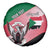 Personalized Sudan Spare Tire Cover Sudanese Secretary Bird Flag Style