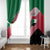 Personalized Sudan Window Curtain Sudanese Secretary Bird Flag Style