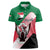 Personalized Sudan Women Polo Shirt Sudanese Secretary Bird Flag Style