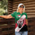 Personalized Sudan Women Polo Shirt Sudanese Secretary Bird Flag Style