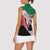 Personalized Sudan Women Sleeveless Polo Shirt Sudanese Secretary Bird Flag Style