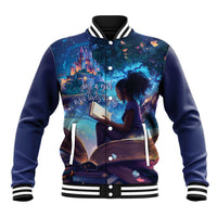 Black Girls Book Lovers Baseball Jacket Just A Girl Who Loves Books
