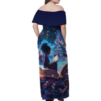 Black Girls Book Lovers Family Matching Off Shoulder Maxi Dress and Hawaiian Shirt Just A Girl Who Loves Books