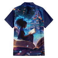 Black Girls Book Lovers Family Matching Short Sleeve Bodycon Dress and Hawaiian Shirt Just A Girl Who Loves Books