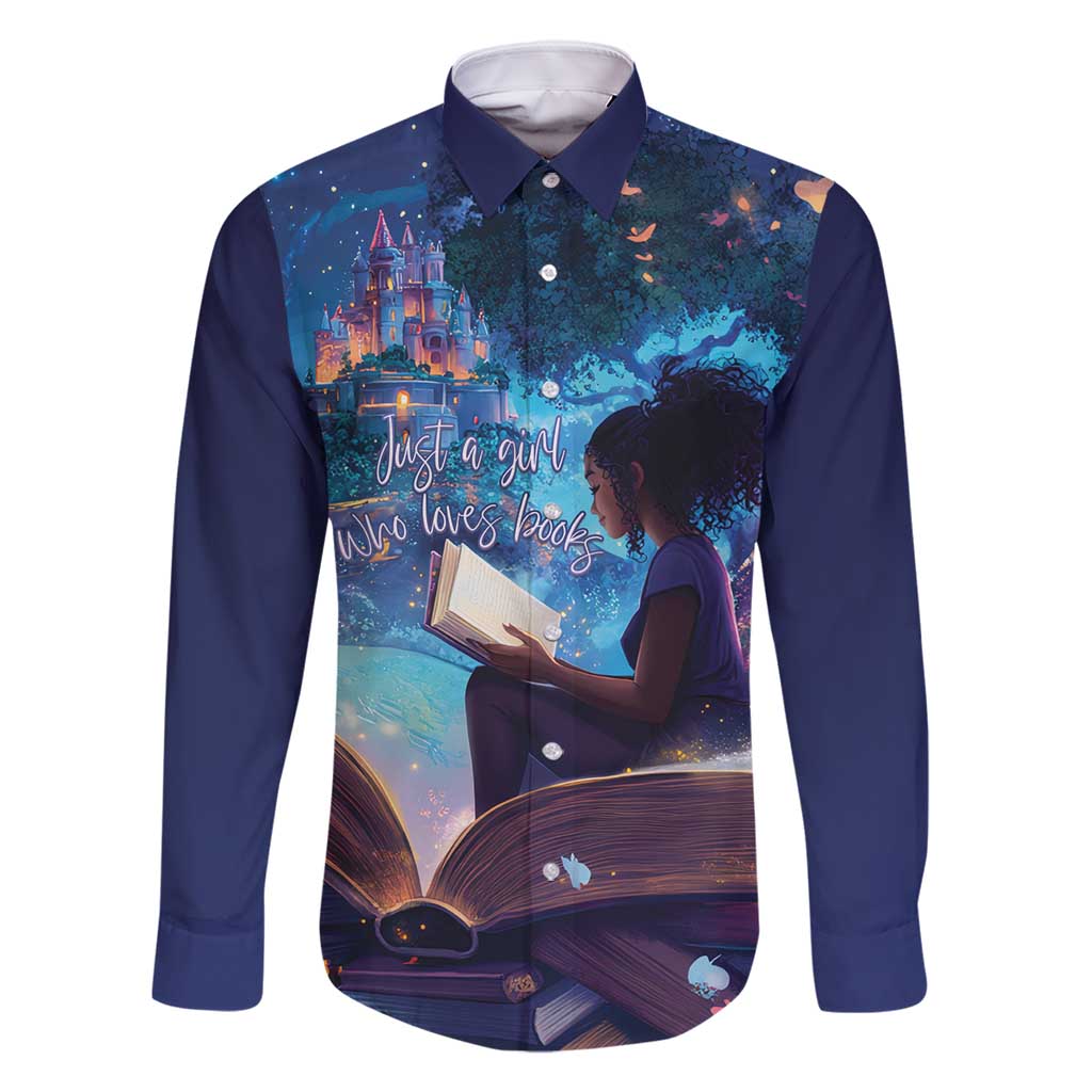 Black Girls Book Lovers Family Matching Tank Maxi Dress and Hawaiian Shirt Just A Girl Who Loves Books