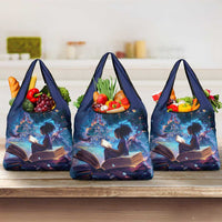 Black Girls Book Lovers Grocery Bag Just A Girl Who Loves Books