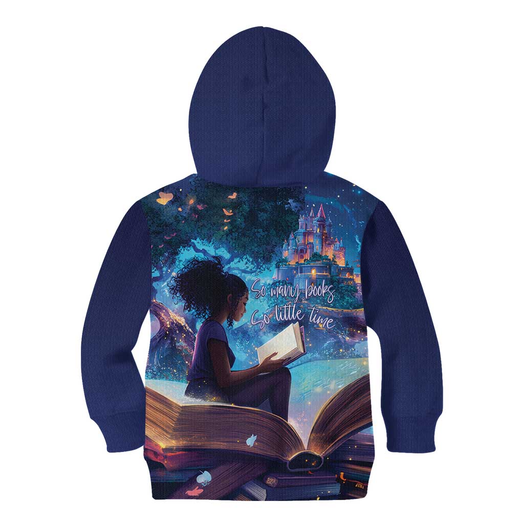 Black Girls Book Lovers Kid Hoodie Just A Girl Who Loves Books